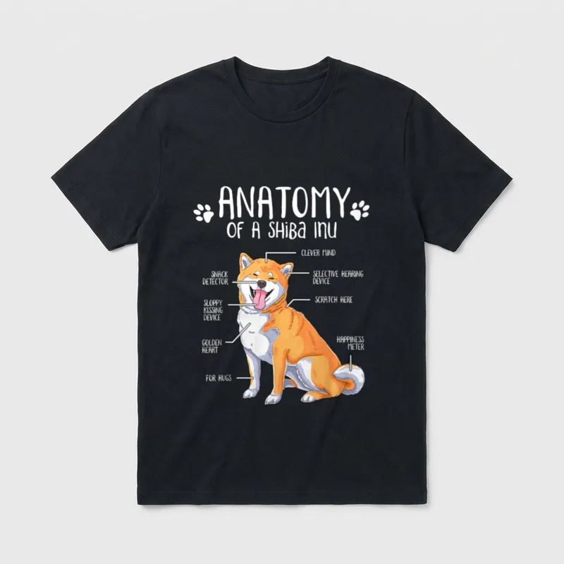 Lustiges Shiba Inu Hund T-Shirt – Klassisches T-Shirt in Schwarz