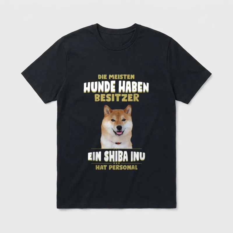 Shiba Inu Shiba Inu Hund T-Shirt – Klassisches T-Shirt in Schwarz