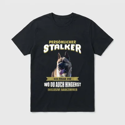 American Akita American Akita T-Shirt – Klassisches T-Shirt in Schwarz