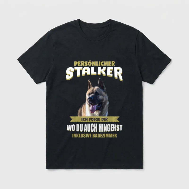 American Akita American Akita T-Shirt – Klassisches T-Shirt in Schwarz