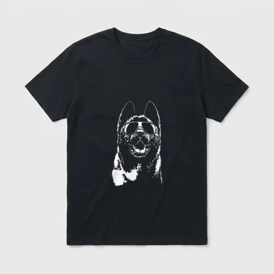 Lustiger Akita cool Sonnenbrille T-Shirt – Klassisches T-Shirt in Schwarz