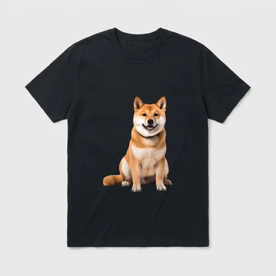 Shiba Inu T-Shirt 0044 – Klassisches T-Shirt in Schwarz