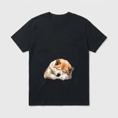 Japanischer Akita Inu Offizielles T-Shirt – Klassisches T-Shirt in Schwarz