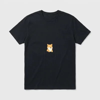 Lustiger Shiba Inu Hund Akita & Shiba Inu T-Shirt – Klassisches T-Shirt in Schwarz