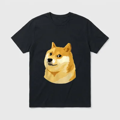 Lustiges Shiba Doge Meme T-Shirt – Klassisches T-Shirt in Schwarz