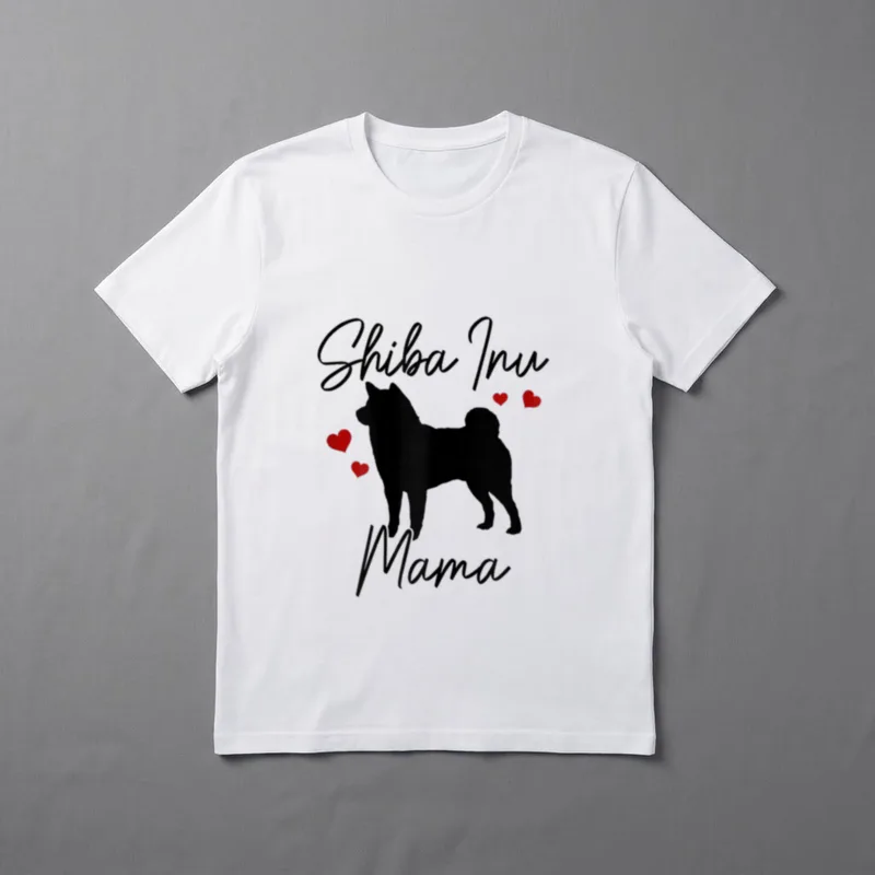 Shiba Inu Mama Hund Akita & Shiba Inu T-Shirt – Klassisches T-Shirt in Schwarz