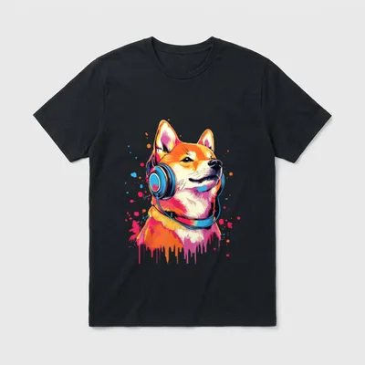 Shiba Inu Liebhaber trägt T-Shirt – Klassisches T-Shirt in Schwarz
