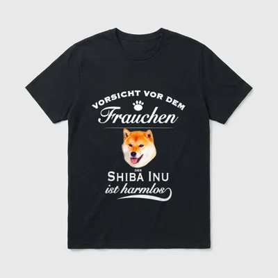 Shiba Inu Shiba Inu T-Shirt 0090 – Klassisches T-Shirt in Schwarz