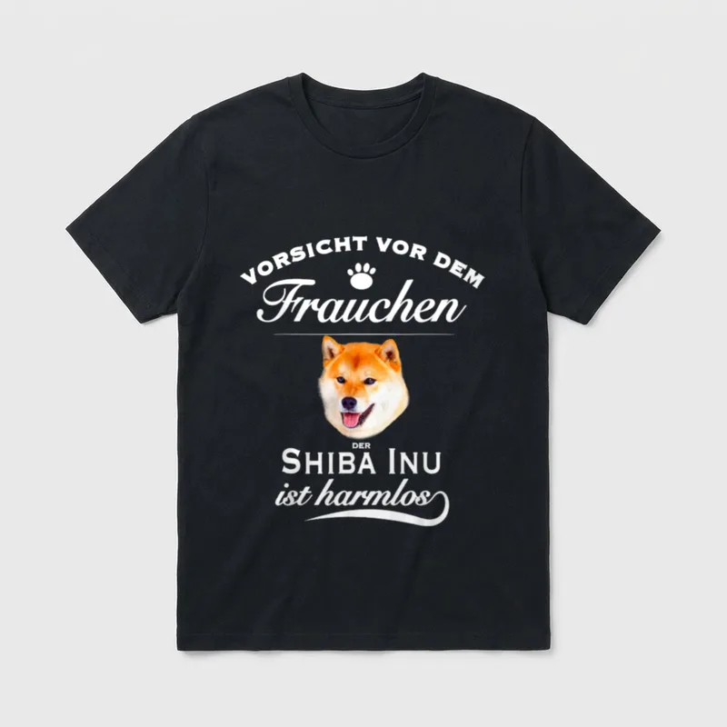 Shiba Inu Shiba Inu T-Shirt 0090 – Klassisches T-Shirt in Schwarz