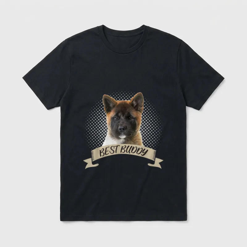 American-Akita Bester Freund T-Shirt – Klassisches T-Shirt in Schwarz