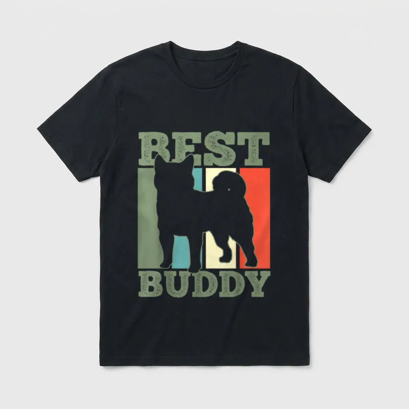 Shiba Inu T-Shirt 0103 – Klassisches T-Shirt in Schwarz