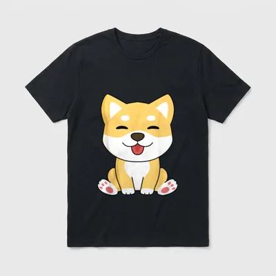 Kawaii Shiba Inu Hundebesitzer T-Shirt – Klassisches T-Shirt in Schwarz