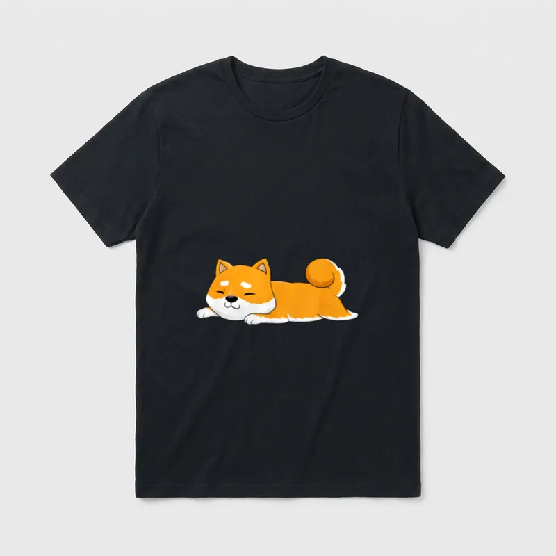 Shiba Inu Hund faul T-Shirt – Klassisches T-Shirt in Schwarz
