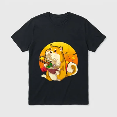 Japan Hund Hundeliebhaber Kawaii T-Shirt – Klassisches T-Shirt in Schwarz