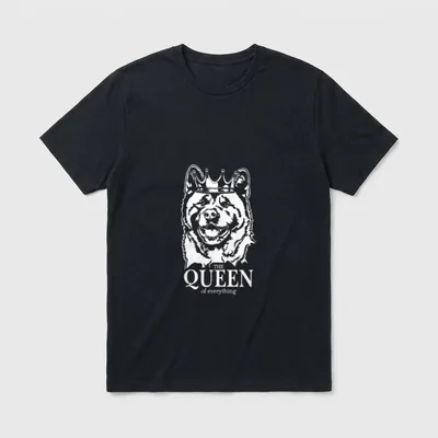 American Akita Queen of T-Shirt – Klassisches T-Shirt in Schwarz