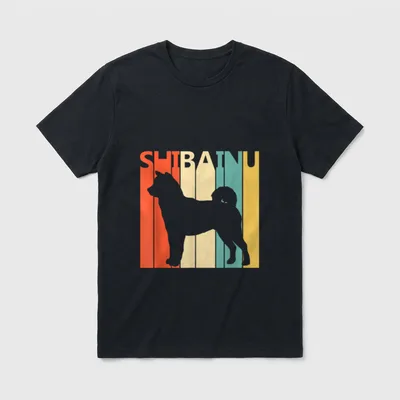 Shiba Inu Shiba Inu Dog T-Shirt – Klassisches T-Shirt in Schwarz