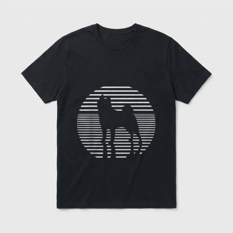 Akita für Frauen Männer T-Shirt – Klassisches T-Shirt in Schwarz