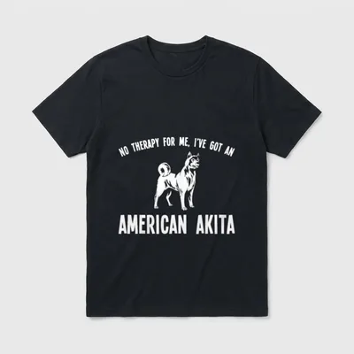 American Akita Hund Idee T-Shirt – Klassisches T-Shirt in Schwarz