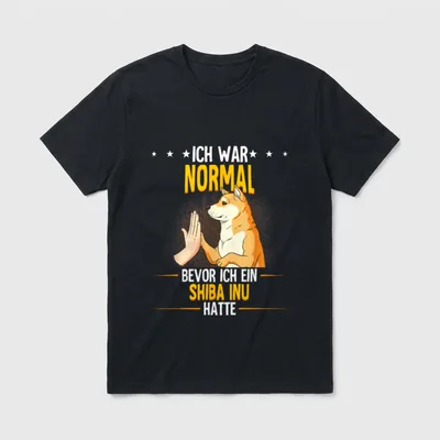 Shiba Inu T-Shirt 0167 – Klassisches T-Shirt in Schwarz