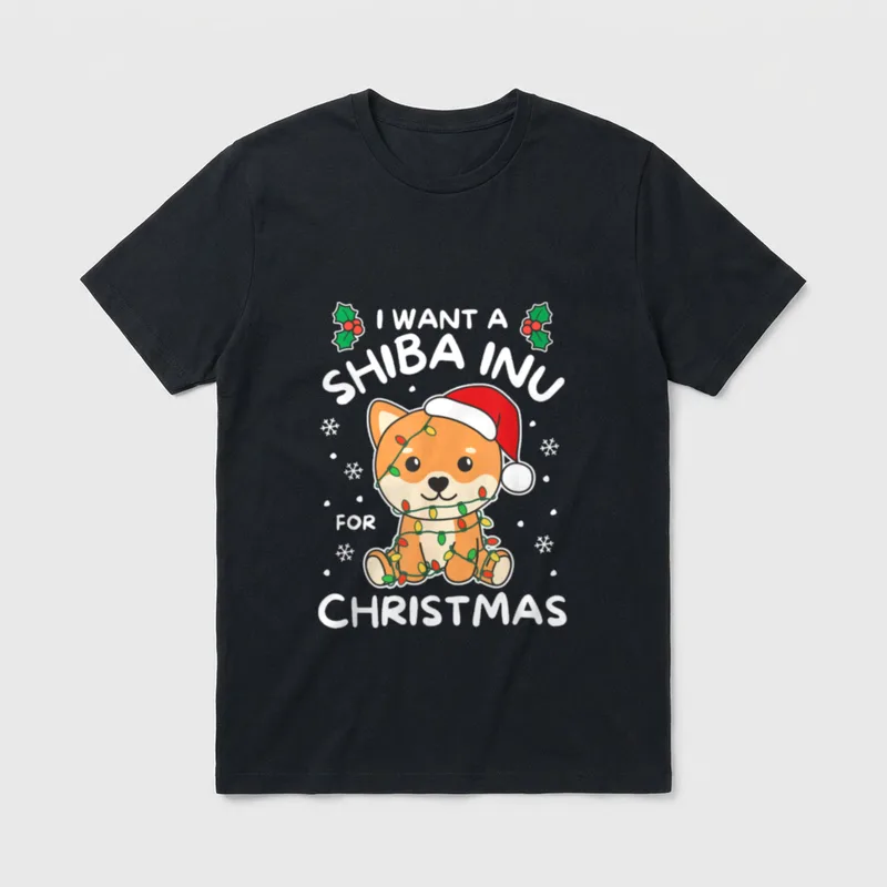 Ich will einen Shiba T-Shirt – Klassisches T-Shirt in Schwarz
