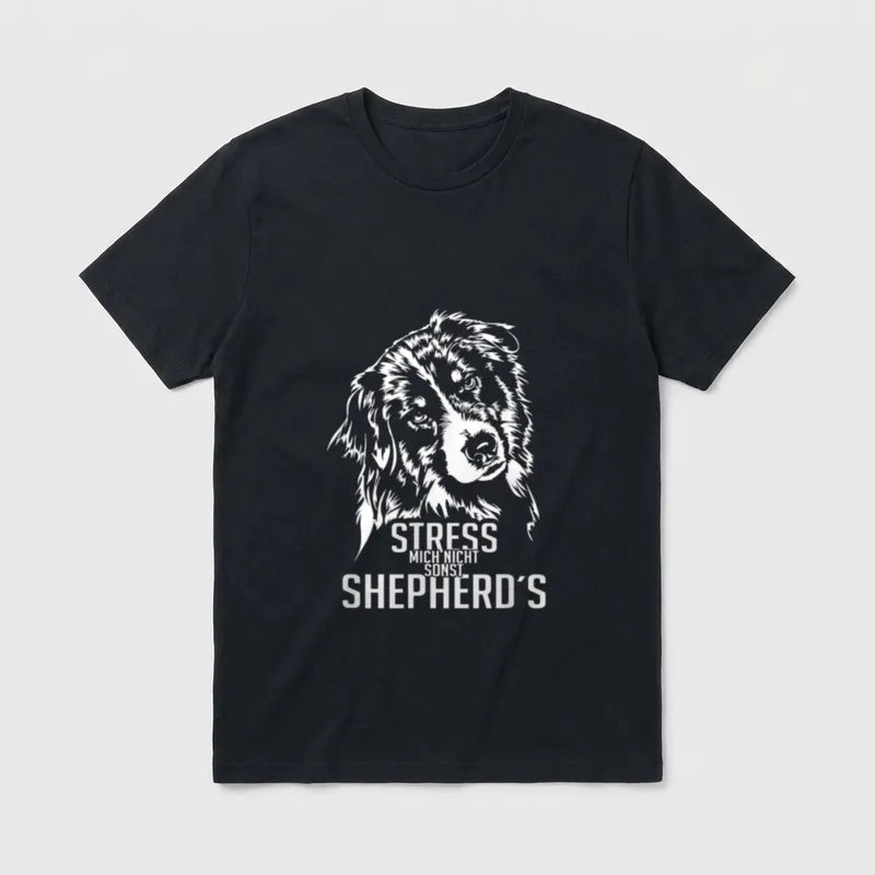 Stress mich nicht sonst T-Shirt – Klassisches T-Shirt in Schwarz