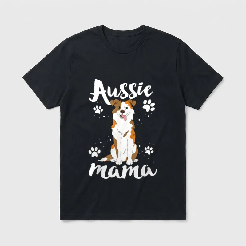 Dog Mama For Women T-Shirt – Klassisches T-Shirt in Schwarz