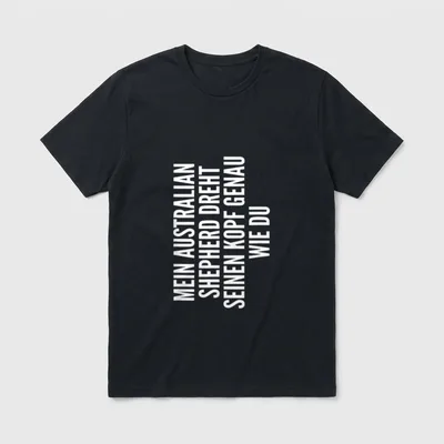 Australian Shepherd Hund Besitzer T-Shirt – Klassisches T-Shirt in Schwarz