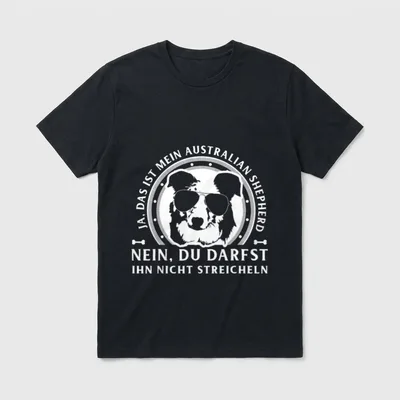 Ja das ist mein Australian T-Shirt – Klassisches T-Shirt in Schwarz