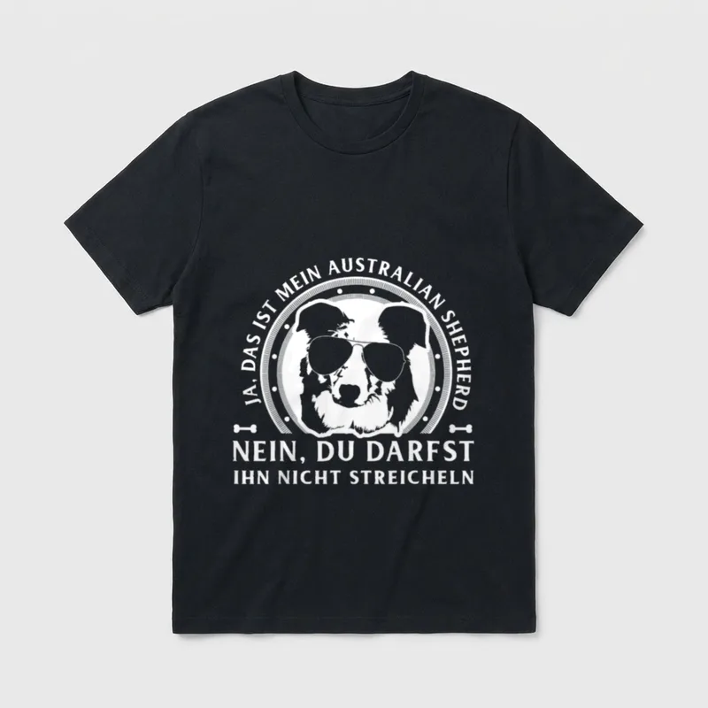 Ja das ist mein Australian T-Shirt – Klassisches T-Shirt in Schwarz