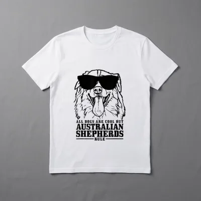 Australian Shepherd Spruch Lustig T-Shirt – Klassisches T-Shirt in Schwarz