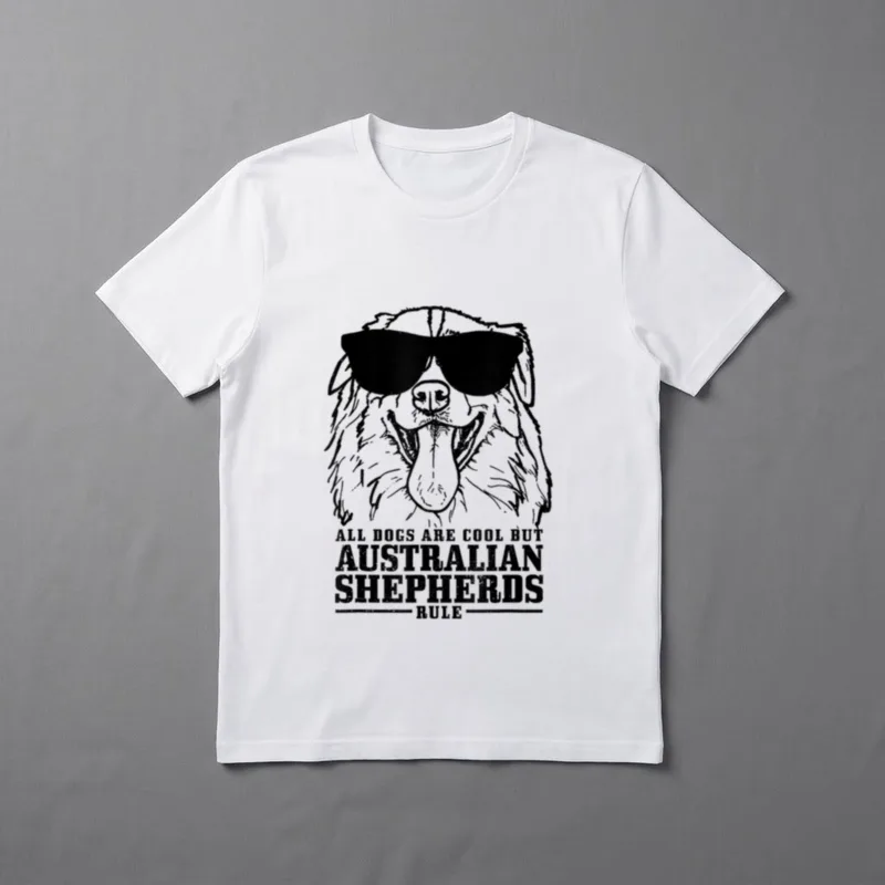 Australian Shepherd Spruch Lustig T-Shirt – Klassisches T-Shirt in Schwarz