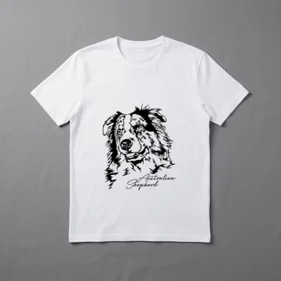 Australian Shepherd merle Aussie T-Shirt – Klassisches T-Shirt in Schwarz