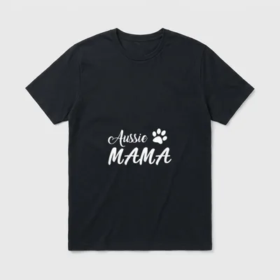 Aussie Mama Lustige Australian T-Shirt – Klassisches T-Shirt in Schwarz