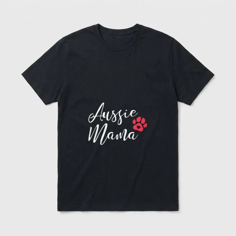 Australian Shepherd Mama Geschenke T-Shirt – Klassisches T-Shirt in Schwarz