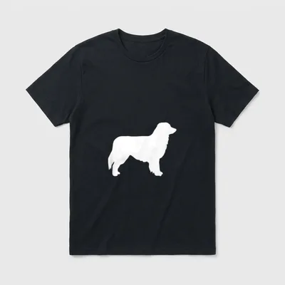 Australian Shepherd T-Shirt 0076 – Klassisches T-Shirt in Schwarz