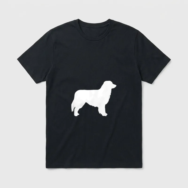 Australian Shepherd T-Shirt 0076 – Klassisches T-Shirt in Schwarz