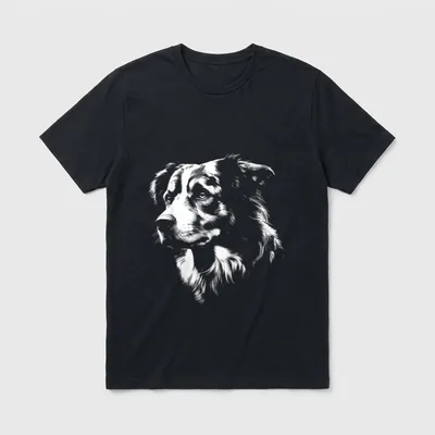 Australian Shepherd Hunde Hund T-Shirt – Klassisches T-Shirt in Schwarz