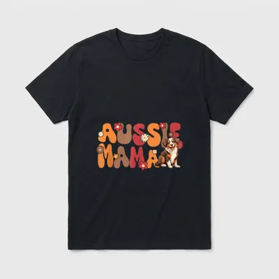 Australian Shepherd Red Tri T-Shirt – Klassisches T-Shirt in Schwarz