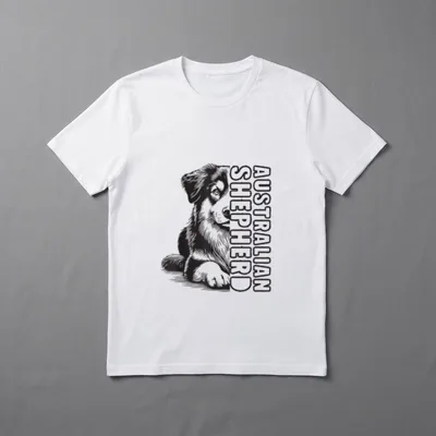 Australian Shepherd Hunde Hund Hütehund T-Shirt – Klassisches T-Shirt in Schwarz