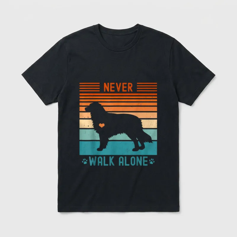 Never Walk Alone Australian T-Shirt – Klassisches T-Shirt in Schwarz