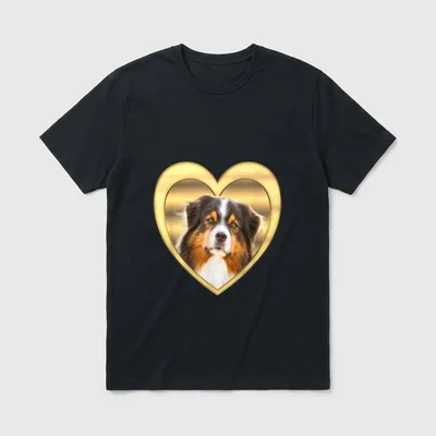 Aussie Herz Design Australian T-Shirt – Klassisches T-Shirt in Schwarz