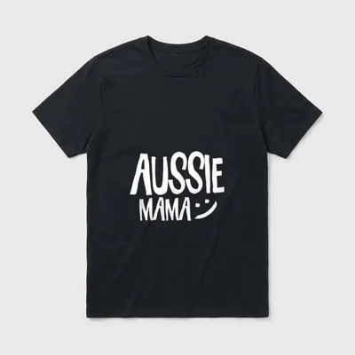 Frauen Aussie Mama Australian T-Shirt – Klassisches T-Shirt in Schwarz