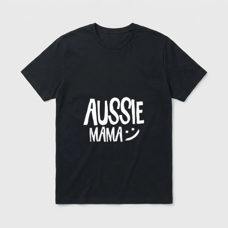 Frauen Aussie Mama Australian T-Shirt – Klassisches T-Shirt in Schwarz