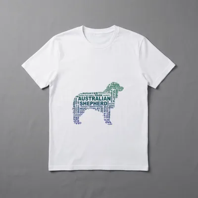 Hundebesitzer Hund Dog Aussie T-Shirt – Klassisches T-Shirt in Schwarz