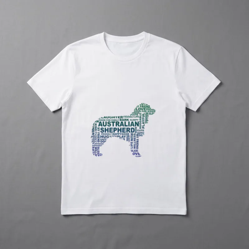 Hundebesitzer Hund Dog Aussie T-Shirt – Klassisches T-Shirt in Schwarz