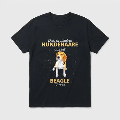 Das sind Keine Hundehaare T-Shirt – Klassisches T-Shirt in Schwarz