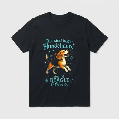 Das Sind Keine Hundehaare Beagle T-Shirt – Klassisches T-Shirt in Schwarz