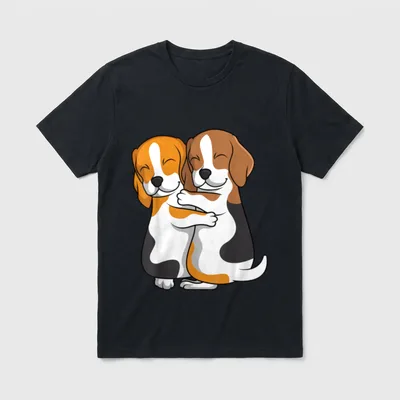 Beagle Liebhaber Hunde Frauchen T-Shirt – Klassisches T-Shirt in Schwarz