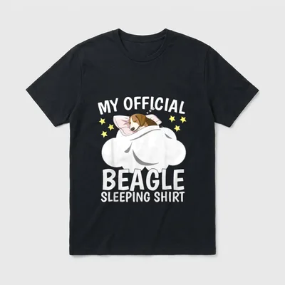 Official Sleeping Schlafshirt Schlafanzug T-Shirt – Klassisches T-Shirt in Schwarz