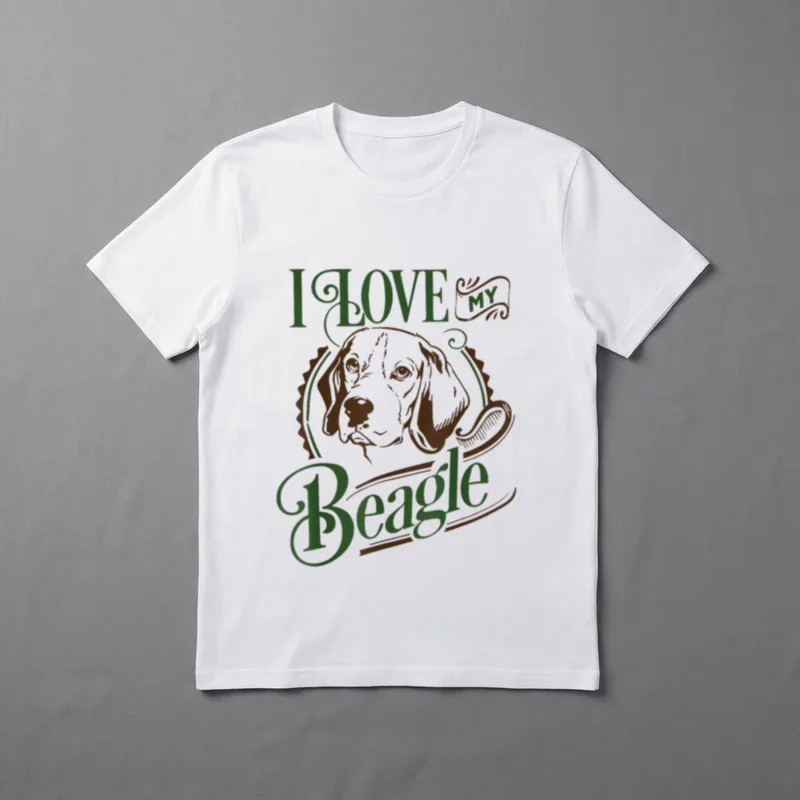 Beagle Hund Hundehalter Hundeliebhaber T-Shirt – Klassisches T-Shirt in Schwarz